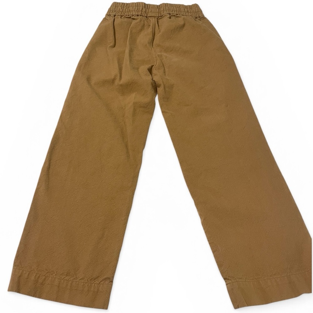 Everlane Wide Leg Pants Small Tan Heavyweight Organic Cotton Minimalist Coastal - Picture 4 of 8